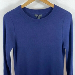 Halogen x Atlantic-Pacific 3/4  Sleeve Crewneck Sweater Pullover